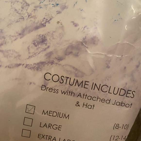 Halloween Child Edge Vamp size Medium 8-10 - Picture 3 of 5